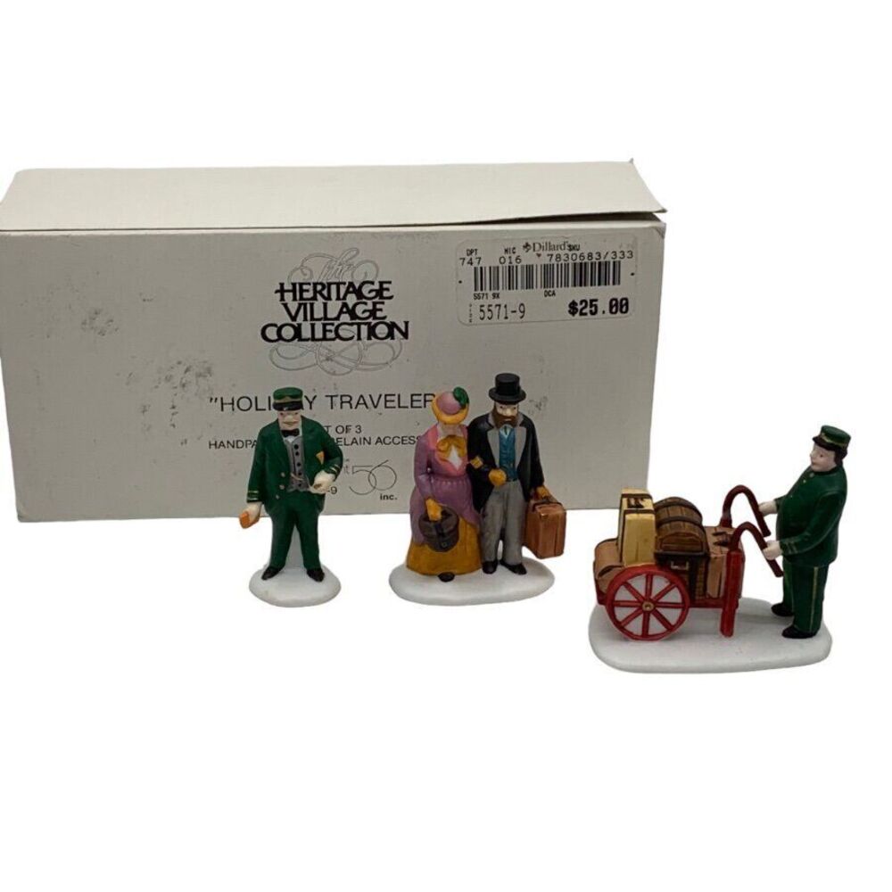 Dept 56 Heritage Village Holiday Travelers #55719 Christmas Accessories